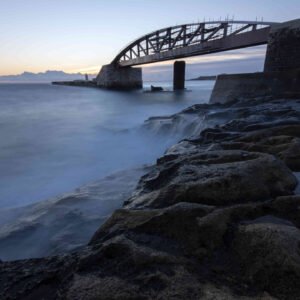 Valletta Breakwater Bridge at Dawn