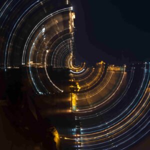 Valletta Night Trails (ICM - Intentional Camera Movement)